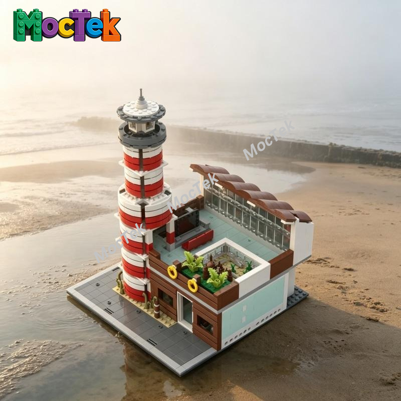 Aquarium And Marine Museum - MOC 시티 아쿠아리움 빌딩 블록 시뮬레이션