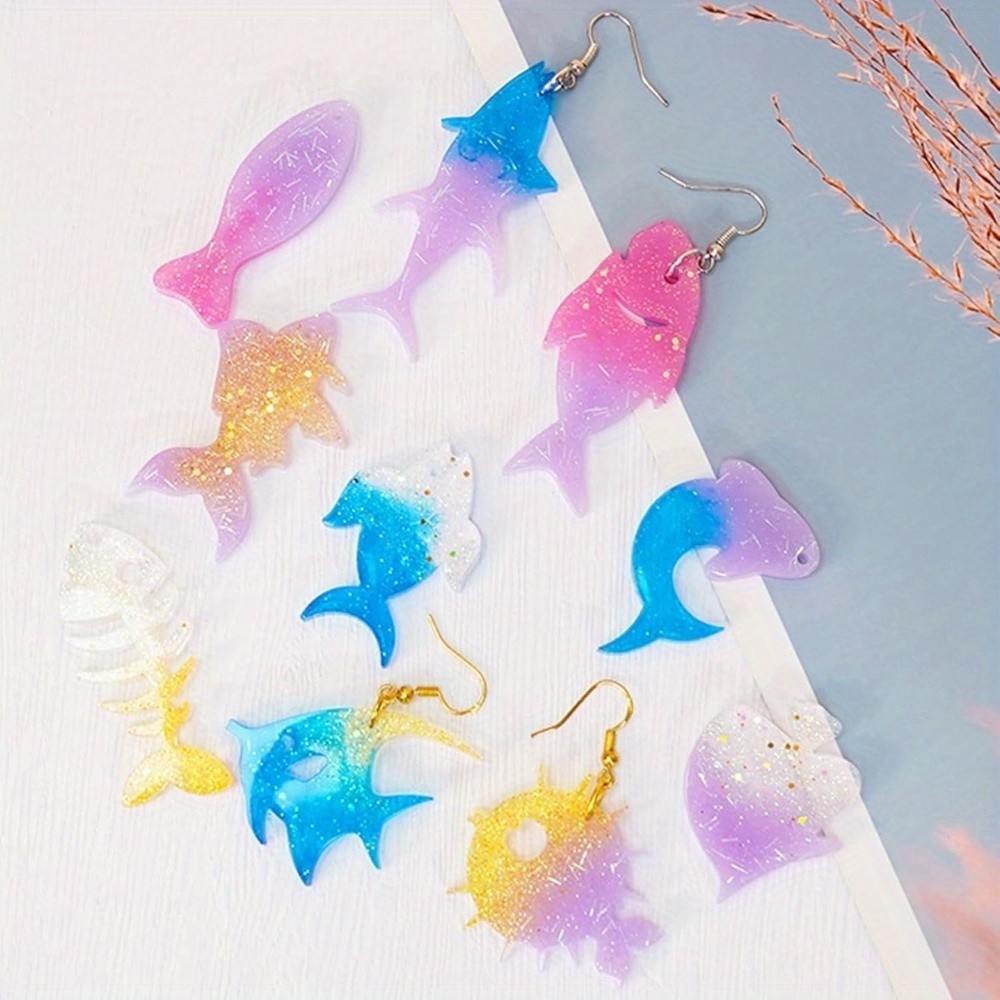 바다 테마의 귀걸이 및 펜던트 몰드 세트는 네 가지 스 - Marine Aquarium & Regional Centre Photos 리뷰 및 가격