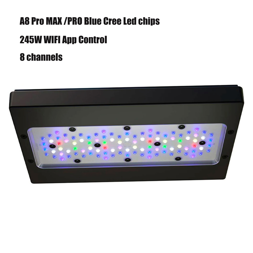 와이파이 앱 240W A8 PRO 블루 맥스 프로그래밍 - Aquarium Blue Marine Reef 리뷰 및 가격