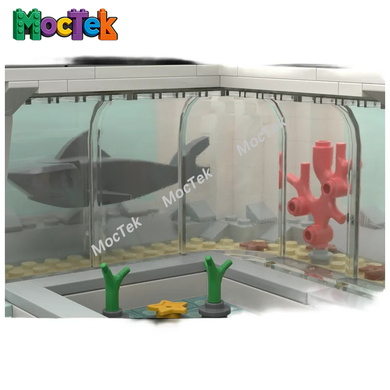 MOC 시티 아쿠아리움 빌딩 블록 시뮬레이션 해양 박물 - Aquarium And Marine Museum 리뷰 및 가격