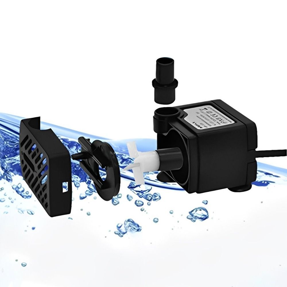블랙 서브머시블 워터 펌프 초저소음 서브머시블 분수 펌 - Marine Aquarium Mini 리뷰 및 가격