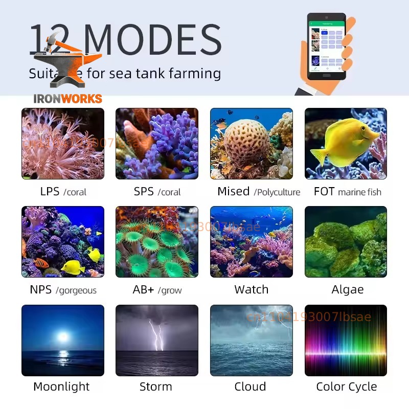 Z400 120W 수족관 해양 산호 조명 바닷물 탱크  - Aquarium Blue Marine Reef 리뷰 및 가격