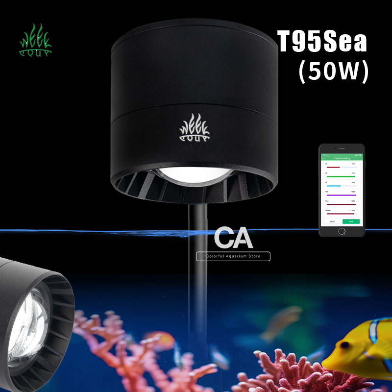 위크 아쿠아 수족관 조명 제조업체 블루 리프 라이트 L - Aquarium Blue Marine Reef 리뷰 및 가격