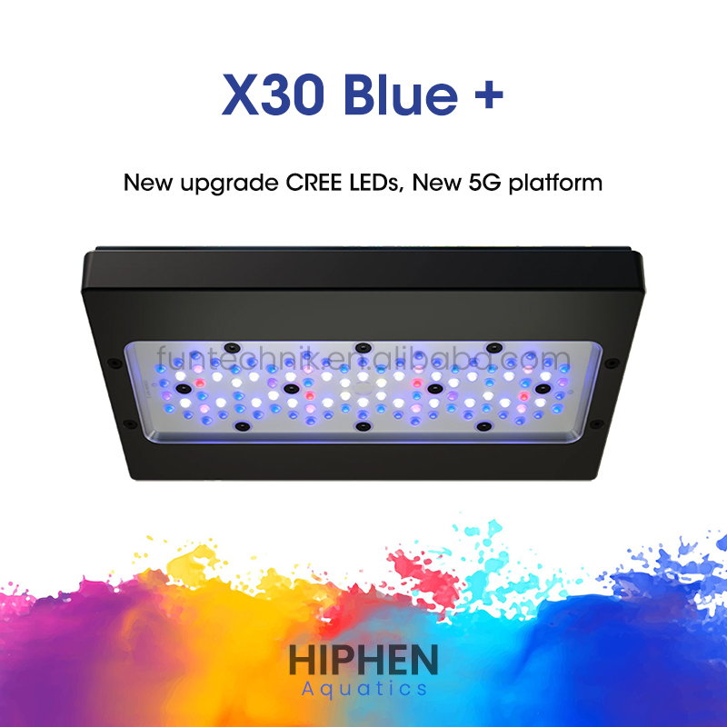 X30 블루+ 스마트 215W 풀 스펙트럼 WiFi 앱 - Aquarium Blue Marine Reef 리뷰 및 가격